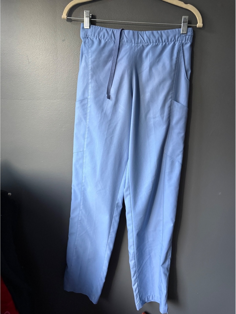 Wonderwink  Blue Drawstring Jogger Scrub Pants with Pockets